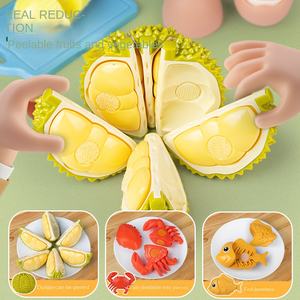 Jouets de <span class=keywords><strong>cuisine</strong></span> en plastique pour enfants, jeu de simulation de fruits et légumes pour filles de 3 à 6 ans, simulation de <span class=keywords><strong>cuisine</strong></span> avec boîte de rangement - Product Image 2