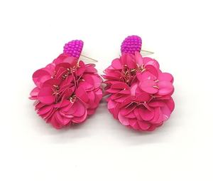 Gran oferta, pendientes de aro con cuentas de lentejuelas chapadas en oro a la moda para parejas, regalo perfecto para bodas y fiestas de compromiso - Product Image 2