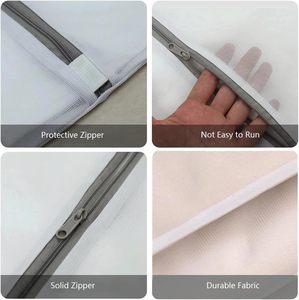 Custom Polyester <b>Net</b> Mesh Washing <b>Bag</b> for Home and Household Use Custom <b>Laundry</b> <b>Bags</b> Mesh <b>Laundry</b> Wash <b>Bag</b> - Product Image 3