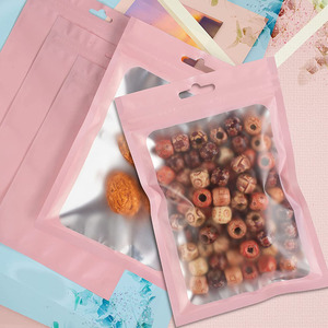 Custom Logo Food Grade Resealable Smell Proof Transparent Zipper Mylar Packaging Plastic Bag <strong>Pouch</strong> - Product Image 2