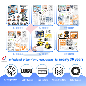 Jouets éducatifs pour enfants Chengji, blocs de construction de robots DIY, robot électrique 12 en 1 à assembler et programmer pour <span class=keywords><strong>l</strong></span>'apprentissage des enfants - Product Image 4