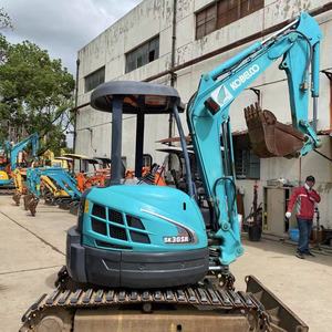 Mini-excavatrice sur chenilles d'occasion Kobelco SK30SR de haute qualité, 3 tonnes, marque japonaise, mini-excavatrice hydraulique d'occasion Kobelco SK30SR en stock - Product Image 4