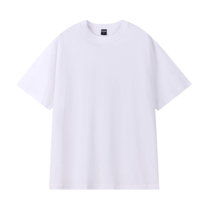 T-shirt à manches courtes col rond en polyester/coton tricoté imprimé 3D anti-boulochage coupe classique style Indie, taille européenne – En vente - Product Image 1