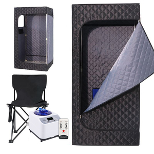 Portable Spa Sauna <span class=keywords><strong>Pod</strong></span> Lumière Rouge Sauna À Vapeur Tente Corps Complet Pliant 1 Personne Sauna Tente avec Chaise Pliable - Product Image 6