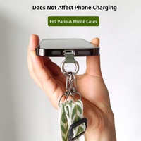 Cordon universel réglable pour téléphone portable pour femme, bandoulière, sangle de cou, pendentif perle, cordon anti-perte pour téléphone portable
