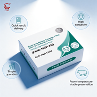 Kit de test rapide d'anticorps FMD NSP DIVA pour distinguer les bovins, porcs et moutons infectés des animaux vaccinés, bandelette de test 3ABC OEM ODM