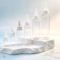 Bouteilles en plastique PET vides pour cosmétiques, 100 ml, 120 ml, 150 ml, pour huile capillaire, coloration capillaire, crème de soin de la peau, avec bouchon à vis.
