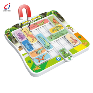 Juego de Rompecabezas Magnético con Temática de Dinosaurios Coloridos de Dibujos Animados, Juguete Educativo Temprano Chengji <span class=keywords><strong>para</strong></span> <span class=keywords><strong>Niños</strong></span> - Product Image 1