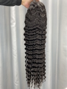 High Quality Remy Human Hair Deep Wigs Transparent Lace <strong>Cap</strong> Styles Include Deep <strong>Wave</strong> Wigs - Product Image 2