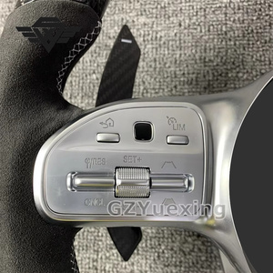 Convient pour Mercedes <span class=keywords><strong>AMG</strong></span> A B C E GLS GLA S C63 W205 W204 W213 2012-2021 <span class=keywords><strong>Volant</strong></span> de sport en fibre de carbone - Product Image 2