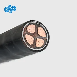 0.6/1kv xlpe ondergrondse vermogen dubbele stalen band dsta pvc gewapende kabel