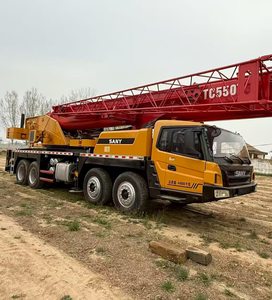 Grue sur chenilles originale Sany STC550 55 tonnes d'occasion en bon état Vente Moteur robuste neuf de bonne qualité - Product Image 2