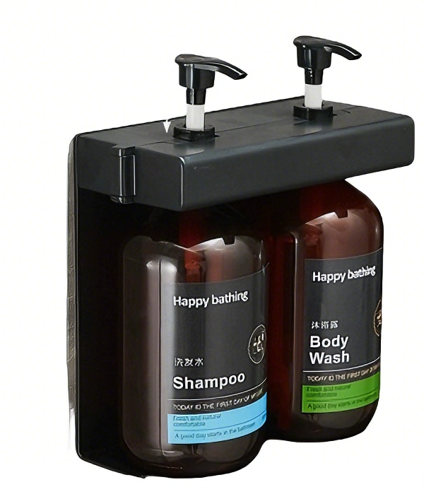 Bomba de jabón de doble acción