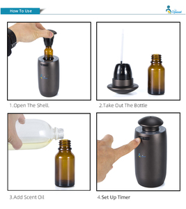 Sạc cuộc sống lâu dài nhôm mini khu vực xe hương thơm không khí máy dầu mùi hương Máy phun sương tạo độ ẩm hệ thống - Product Image 5