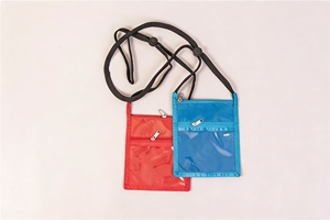 Porte-badge personnalisé en polyester avec logo, design de dessin animé, pour carte d'identité, <span class=keywords><strong>passeport</strong></span>, cadeaux promotionnels de bienvenue - Product Image 2