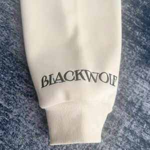 Người Đàn Ông Của 100% Quá Khổ Bông Lông Cừu Áo Dây Kéo Áo Thun Khăn Thêu Logo Nặng Mũ Trùm Mũ Trùm - Product Image 5