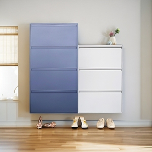 Electronic Power Painting Metal <b>Shoe</b> Storage <b>Rack</b> Cabinet with Drawers for Hospital and School Use - Product Image 6