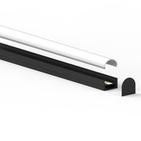 Lumière de projet de profil en aluminium à LED au design moderne utilisée pour la décoration de plafond d'hôtel série T5 6063
