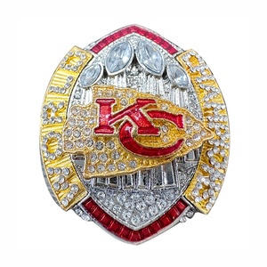 Nhà Máy Bán Buôn 2024 <span class=keywords><strong>2025</strong></span> Kansas Thành Phố Trưởng Superbol Vô Địch Nhẫn fafhion Hợp Kim Trang Sức Cho Những Fan Quà Tặng - Product Image 2