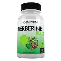Complément alimentaire 120 Veggie Berberine Plus pour le soutien immunitaire et la santé métabolique, capsules de berbérine HCL à absorption élevée, non-OGM