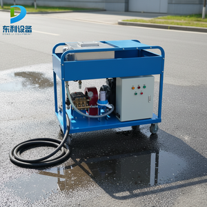 Nuova Idropulitrice a Sabbia ad Alta Pressione 4350psi 21L/min per Pulizia di Superfici, Pavimenti e Tetti - Macchina Idroblasting Professionale - Product Image 1