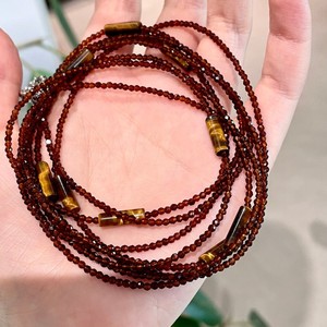 Collier ras du cou multi-brins en agate, pierre naturelle, style bohème, pour femme, usage quotidien, fabriqué en Chine, modèle JX028 - Product Image 2