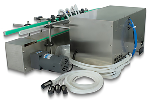Machine de remplissage de bouteilles de vin numérique automatique compacte en acier inoxydable avec une haute précision pour le remplissage de boissons et d'eau pure - Product Image 3
