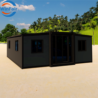 Maisons préfabriquées portables WinFair, petites et compactes, pour le bureau sur chantier / location de vacances, Cebu, Philippines