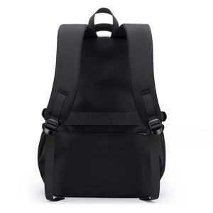Ash Gray And Obsidian Black Patchwork <b>Backpack</b> 15 Inches For Junior And Senior High <b>School</b> Boys <b>School</b> Education Durable - Product Image 3