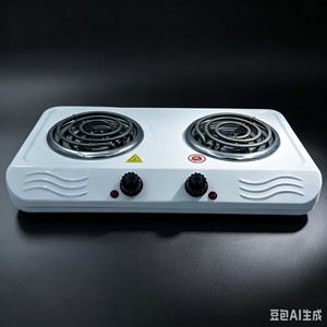 独立旋钮控制双热板不锈钢水烟煤燃烧器快速加热水烟煤点火器便携式 - Product Image 2