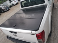 BESTWYLL Couverture de camionnette rétractable en aluminium lit à trois volets couverture de tonneau rigide à trois volets pour Nissan Navara Z01