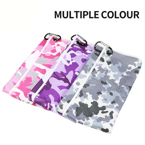 ผ้าเช็ดกอล์ฟลายพรางข้ามพรมแดนขายดีที่สุด แห้งเร็ว ซึมซับดี สำหรับทำความสะอาดไม้กอล์ฟและกระเป๋ากอล์ฟ - Product Image 6