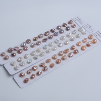 Bonne qualité AAA 9-10mm perle Keshi d'eau douce naturelle forme irrégulière perles en vrac fabrication de bijoux à bricoler soi-même