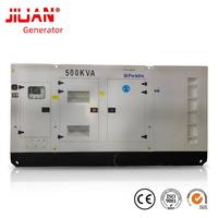 Generador Perkins de Respaldo Confiable de 400KW 500KVA, Serie 2506C, Silencioso, Trifásico, con ATS para Suministro de Energía en Obras de Construcción