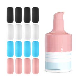 Housse de bouteille de voyage en silicone, manchon rétractable pour bouteille d'eau, 12 pièces, pour shampoing - Product Image 1