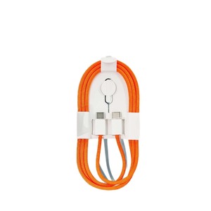 Cable de Datos Trenzado C-C Naranja de 1M con Carga Rápida para iPhone 15 16 17, Admite Transferencia de 480Mbps - Product Image 3