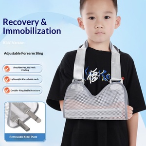 Attelle médicale pour fracture du bras, écharpe de fixation pour luxation de l'épaule pour enfant, protection en polyester - Product Image 2