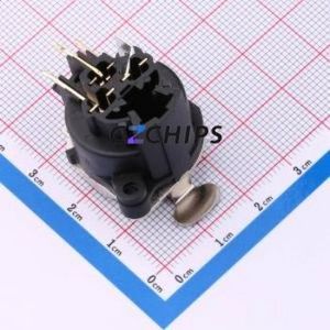 CT3-12AFAP-EP XLR Connector Through hole Component (THT) Connector 3P Female Right Angle Insert 6A - Product Image 2