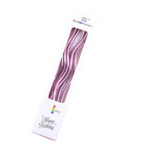 شموع بأشكال أرقام طويلة ملونة مخصصة بسعر المصنع ألعاب نارية شموع أعياد الميلاد - Product Image 3