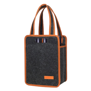 Bolsa de Transporte para 6 Botellas de Vino, Aislada, Térmica, Acolchada, Portátil, Reutilizable - Product Image 1