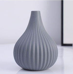 Vase en céramique 2025, style nordique, design simple, anti-chute, en porcelaine, décoration d'intérieur, pot à fleurs - Product Image 3