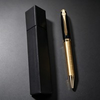 Stylo signature en métal 0,5 mm, coffret cadeau triangulaire, ensemble de stylos gel de qualité avec logo personnalisé, adapté à un usage quotidien ou comme cadeaux d'affaires