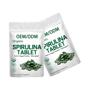 Özel etiket özel <span class=keywords><strong>Spirulina</strong></span> tedarikçisi besleyici organik <span class=keywords><strong>Spirulina</strong></span> tabletler yüksek kaliteli ürünler gıda takviyeleri - Product Image 1