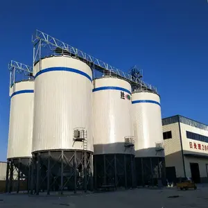 150 t düz silo tahıl depolama silot depolama 200t buğday siloları çelik tahıl 150 ton