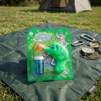 JR MS INDUSTRIES Pistolet à bulles d'éléphant pour enfants, jouet à bulles de savon en plastique, lanceur de bulles d'eau rechargeable pour jeux en extérieur, 2-4 ans
