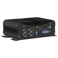 Ucuz Endüstriyel Bilgisayar Desteği I3 I5 I7 4. - 13. Nesil CPU 2 LAN 6 COM Win10 Win11 Linux Fansız X86 Mini PC