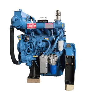 80 90 100HP 4 cilindros serie Ricardo motor diésel marino refrigerado por agua motor diésel interior R4108ZC