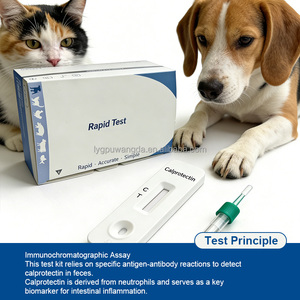Kit <span class=keywords><strong>de</strong></span> Prueba Rápida <span class=keywords><strong>de</strong></span> Calprotectina Canina y Felina con Oro Coloidal, Prueba Fecal Veterinaria para Detección del Nivel <span class=keywords><strong>de</strong></span> Inflamación Intestinal en Mascotas - Product Image 2