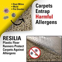 Revêtement de sol en vinyle transparent antidérapant, tapis de protection pour les zones à fort trafic