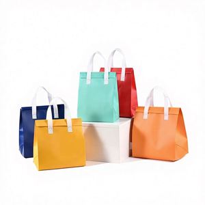 Sac d'emballage isotherme jetable pour plats à emporter, boissons froides, thé au lait, en aluminium et tissu non tissé, transfert thermique - Product Image 1
